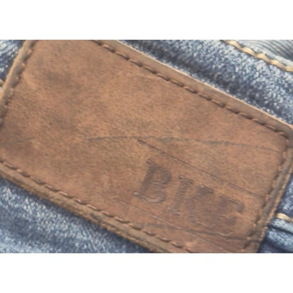 BKE Carter straight leg women denim blue jeans sz 31L Cotton stretch medium wash - Picture 13 of 15